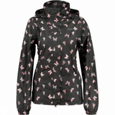 Ayacucho Womens Stowaway Jacket Butterfly Print